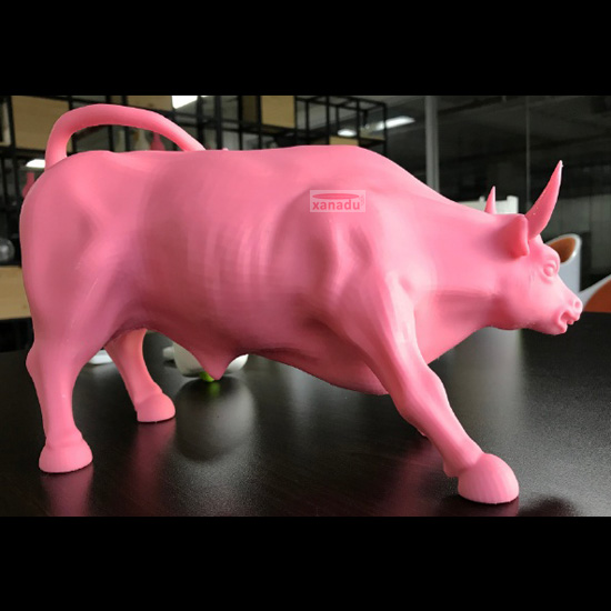 Pink Color Concept Model 3D Printing Photopolymer Resin
